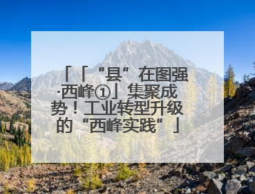 「“县”在图强·西峰①」集聚成势！工业转型升级的“西峰实践”