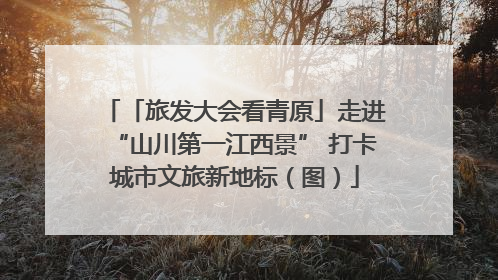 「旅发大会看青原」走进“山川第一江西景” 打卡城市文旅新地标（图）