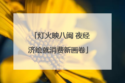 灯火映八闽 夜经济绘就消费新画卷