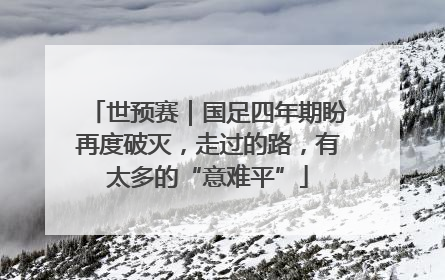 世预赛｜国足四年期盼再度破灭，走过的路，有太多的“意难平”