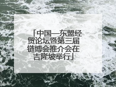 中国—东盟经贸论坛暨第三届链博会推介会在吉隆坡举行