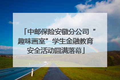 中邮保险安徽分公司“趣味画室”学生金融教育安全活动圆满落幕