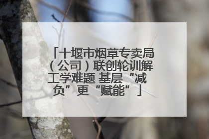十堰市烟草专卖局（公司）联创轮训解工学难题 基层“减负”更“赋能”