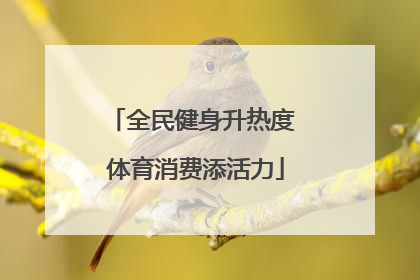 全民健身升热度 体育消费添活力
