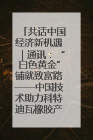 共话中国经济新机遇｜通讯：“白色黄金”铺就致富路——中国技术助力科特迪瓦橡胶产业增产增效