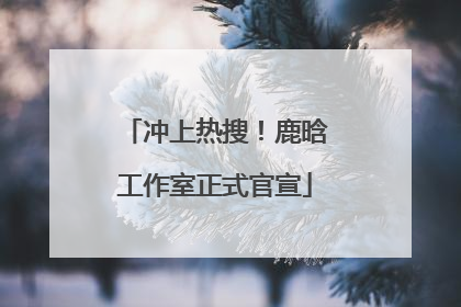 冲上热搜！鹿晗工作室正式官宣