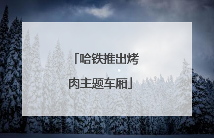 哈铁推出烤肉主题车厢
