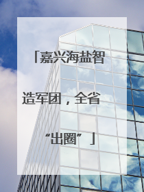 嘉兴海盐智造军团，全省“出圈”
