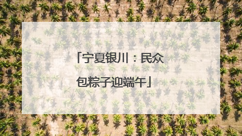 宁夏银川：民众包粽子迎端午