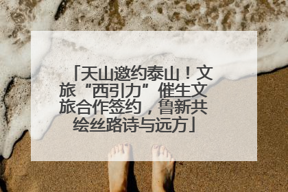 天山邀约泰山！文旅“西引力”催生文旅合作签约，鲁新共绘丝路诗与远方