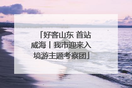好客山东 首站威海丨我市迎来入境游主题考察团
