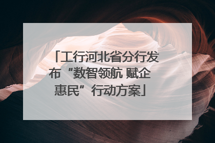 工行河北省分行发布“数智领航 赋企惠民”行动方案