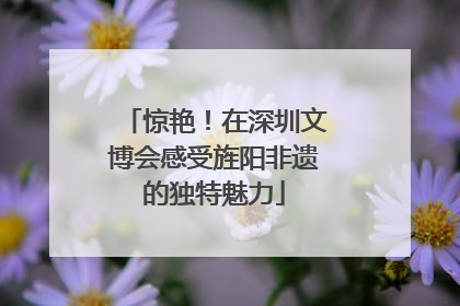 惊艳！在深圳文博会感受旌阳非遗的独特魅力
