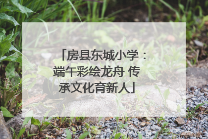 房县东城小学：端午彩绘龙舟 传承文化育新人