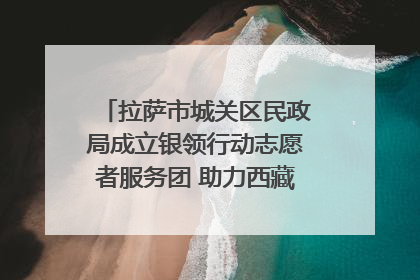 拉萨市城关区民政局成立银领行动志愿者服务团 助力西藏银发经济发展