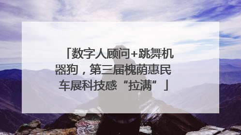 数字人顾问+跳舞机器狗，第三届槐荫惠民车展科技感“拉满”