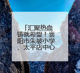汇聚热血 铸就希望！襄阳市朱坡小学、太平店中心小学联合开展无偿献血活动