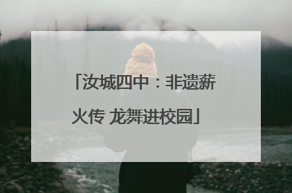 汝城四中：非遗薪火传 龙舞进校园