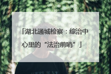 湖北通城检察：综治中心里的“法治前哨”