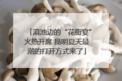 滇池边的“花街宴”火热开席 昆明夏天最潮的打开方式来了