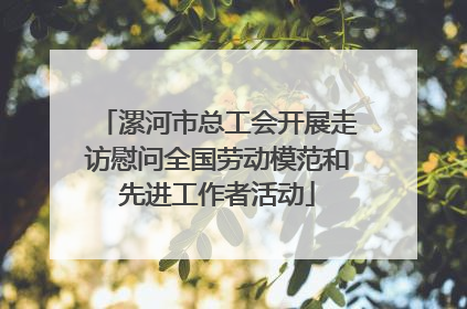 漯河市总工会开展走访慰问全国劳动模范和先进工作者活动
