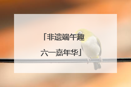 非遗端午趣 六一嘉年华