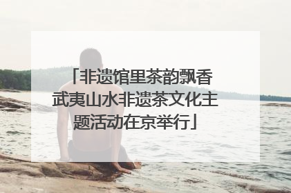 非遗馆里茶韵飘香 武夷山水非遗茶文化主题活动在京举行