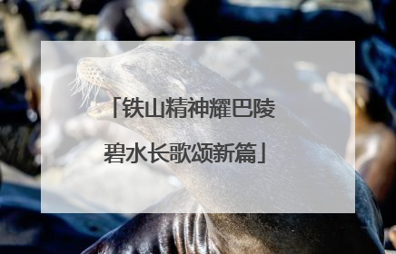 铁山精神耀巴陵 碧水长歌颂新篇