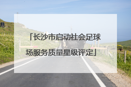 长沙市启动社会足球场服务质量星级评定