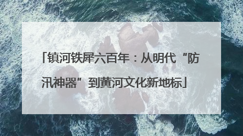 镇河铁犀六百年：从明代“防汛神器”到黄河文化新地标