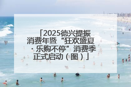 2025德兴提振消费年暨“狂欢盛夏・乐购不停”消费季正式启动（图）