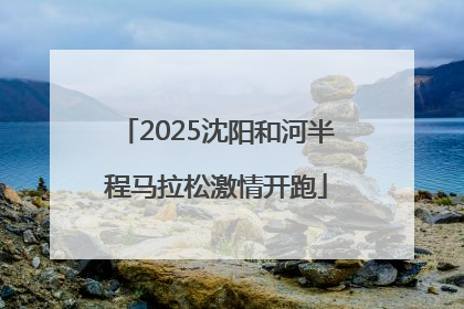 2025沈阳和河半程马拉松激情开跑