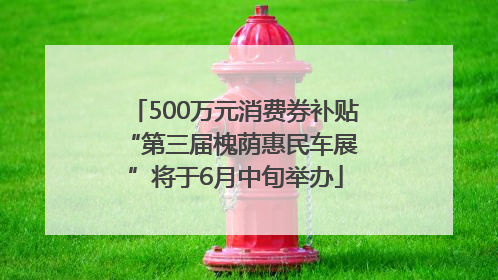 500万元消费券补贴 “第三届槐荫惠民车展”将于6月中旬举办